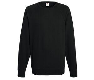 FRUIT OF THE LOOM SC360 - Lightweight Raglan Sweat Black