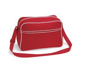 BagBase BG140 - RETRO SHOULDER BAG Red/White