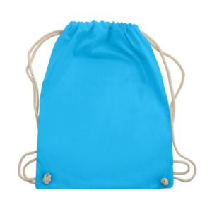 Westford Mill WM110 - Cotton gymsac Surf Blue