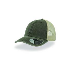 ATLANTIS AT158 - Casquette 6 panneaux Case Olive/ Stone