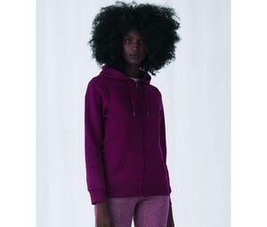 B&C BCW03Q - Zipped Hoodie QUEEN Royal