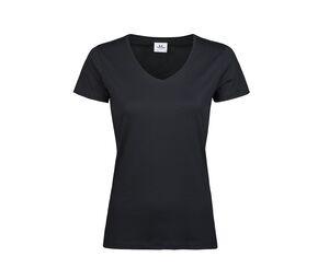 Tee Jays TJ5005 - Women's V-neck T-shirt Black