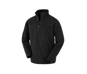 Result RS905X - Zip-neck fleece in recycled polyester Black