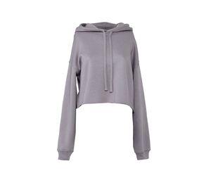 Bella+Canvas BE7502 - Women's short hoodie Storm