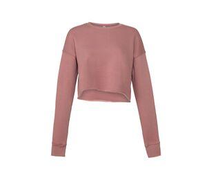 Bella + Canvas BE7503 - Womens short round neck sweatshirt