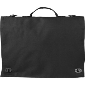 PF Concept 119602 - Santa Fe 2-buckle closure conference bag 6L Solid Black