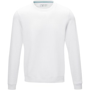 Elevate NXT 37512 - Jasper men’s GOTS organic recycled crewneck sweater White