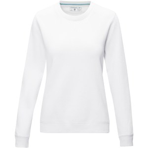 Elevate NXT 37513 - Jasper women’s GOTS organic recycled crewneck sweater White