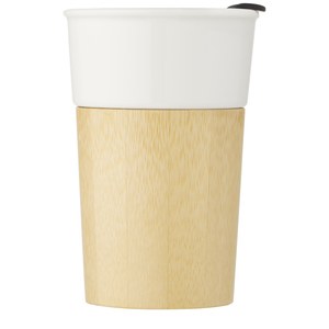 PF Concept 100645 - Pereira 320 ml porcelain mug with bamboo outer wall