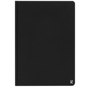Karst® 107790 - Karst® A5 stone paper hardcover notebook - lined Solid Black