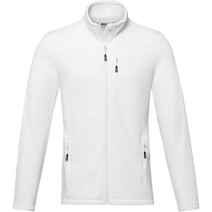 Elevate NXT 37529 - Amber men's GRS recycled full zip fleece jacket White