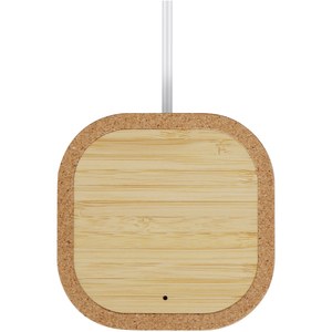Tekiō® 124310 - Cerris 15W cork wireless charging pad Natural