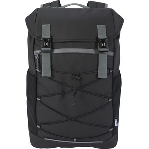 PF Concept 130044 - Aqua 15.6" GRS recycled water resistant laptop backpack 23L Solid Black