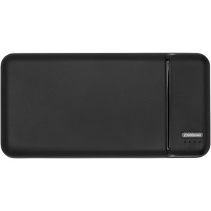 PF Concept 124322 - Loop 20.000 mAh recycled plastic power bank  Solid Black