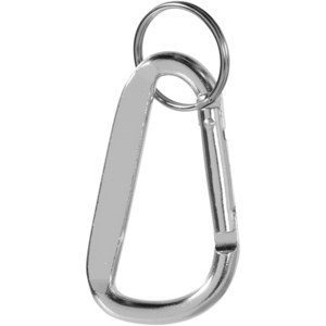 PF Concept 104572 - Timor RCS recycled aluminium carabiner keychain Silver