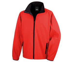 Result RS231 - Men's Fleece Jacket Zipped Pockets Red/Black