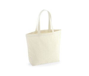 WESTFORD MILL WM965 - Recycled polycotton maxi shopping bag Natural