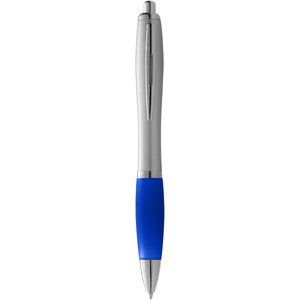 PF Concept 106355 - Nash ballpoint pen with silver barrel and coloured grip